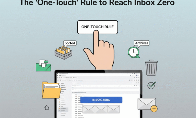 How to Finally Organize Your Inbox: The 'One-Touch' Rule to Reach Inbox Zero
